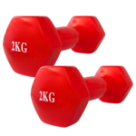 Par de Mancuernas de Vinilo 2 kg (Total 4 Kg)