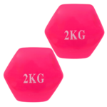 Par de Mancuernas de Vinilo 2 kg (Total 4 Kg) - Imagen 3