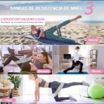 Set de Bandas Elásticas de Tela con 3 Niveles de Resistencia - Imagen 4