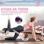 Set de Bandas Elásticas de Tela con 3 Niveles de Resistencia - Imagen 6
