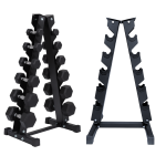Rack para Mancuernas de 6 Pares Tipo Torre en A Organizador - Imagen 5