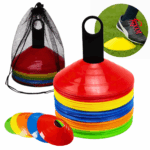 Set de 50 conos de agilidad para entrenamiento deportivo y coordinación