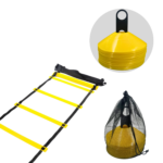 Set de 50 Conos Deportivos y Escalera de Agilidad 12 Peldaños