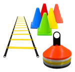 50 Conos Lentejas+10 Conos Trafico + Escalera De Coordinación 12 peldaño
