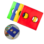Juego de Almohadillas de Salto Infantil 45x45 cm Multicolor - Imagen 5