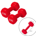 Set de Mancuernas Hexagonales 10kg de Vinilo con Maleta Portátil - Imagen 4