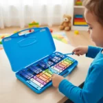 Metalófono Infantil Cromático de 25 Notas con Estuche y Baquetas - Imagen 4