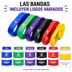 Set de 6 Bandas de Resistencia Circulares para Calistenia y Fitness - Imagen 2