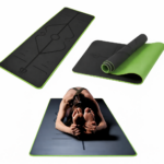 Mat De Yoga 8mm Con Guías de Postura y Bolso De Transporte - Imagen 4