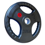 Disco Engomado Olímpico 20 Kg Con Agarre - Imagen 3