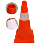 Cono Tráfico y Seguridad 45 cm 1 Cinta Reflectante