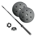 Pack de Barra Pre-Olímpica 150cm + 20kg en Discos