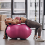 Balón Ovalado Para Pilates Yoga Tipo Maní + Inflador - Imagen 7