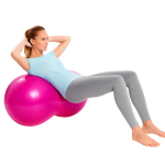 Balón Ovalado Para Pilates Yoga Tipo Maní + Inflador - Imagen 6
