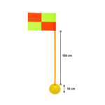 Banderín Córner con Bastón Pole 1.50m y Base - Imagen 2