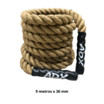 Cuerda de Batalla 9mx38mm de Yute para CrossFit y Fitness - Imagen 2