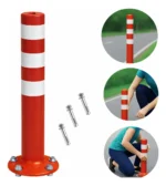 Hito Vial de 75 cm con 3 Cintas y Pernos para Fijación - Imagen 3