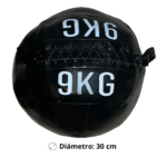 Balón Medicinal 9 kg de Ecocuero Antideslizante para CrossFit - Imagen 2