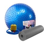 Pack Fitness en Casa Pelota de Pilates 65cm y Mat Yoga 10mm