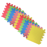 Tatami Alfombra Encastrable 10 Piezas 30x30x1cm Multicolor - Imagen 4