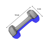 Set Completo de Bandas de Resistencia y Mancuernas 2 kg - Imagen 4