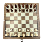 Tablero de Ajedrez Magnético de Madera 29x29 cm Portátil - Imagen 7