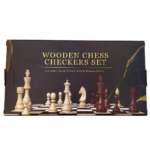 Tablero de Ajedrez Magnético de Madera 29x29 cm Portátil - Imagen 8