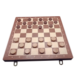 Tablero de Ajedrez Magnético de Madera 40x40 cm 2 en 1 Portátil - Imagen 4