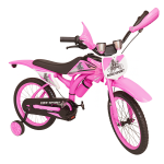 Bicimoto Aro 16″ con Ruedas Estabilizadoras Para Niños de 4 Años