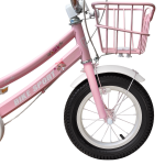 Bicicleta Aro 16" para Niñas de 4 a 7 Años con Canasto y Ruedas - Imagen 3