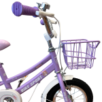 Bicicleta Aro 12" para Niñas de 2 a 4 Años con Canasto y Ruedas - Imagen 5
