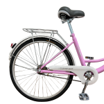 Bicicleta Juvenil Vintage Aro 24 con Canasto y Parrilla - Imagen 7