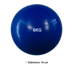 Balón Medicinal De Silicona 6Kg Antideslizante Sin Rebote Crossfit - Imagen 2