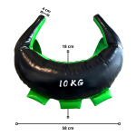 Saco Búlgaro 10 Kg Para Entrenamiento Funcional Crossfit Fitness - Imagen 2