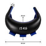 Saco Búlgaro 15 Kg Para Entrenamiento Funcional Crossfit Fitness - Imagen 2