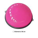Bosu Ball con Bandas de Resistencia Plataforma de Equilibrio - Imagen 2