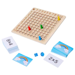 Tabla De Multiplicar Matemática De Madera Juego Montessori Toy