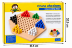 Juego de Damas Chinas de Madera Tablero con Fichas de Colores - Imagen 3