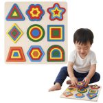 Juego Didáctico De Madera Figuras Geométricas Puzzle Formas