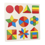 Rompecabezas De Madera Figuras Y Colores Didáctico Infantil - Imagen 2