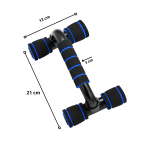 Par De Barras Push Up Stand Antideslizantes Para Flexiones - Imagen 2
