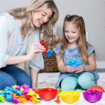 Juguete Didáctico Dinosaurios De Clasificación Por Colores Niños - Imagen 4