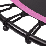 Mini Trampolín Cardio Cama Elástica Fitness Con Agarre 100cm - Imagen 3