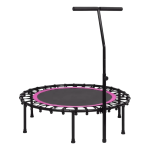 Mini Trampolín Cardio Cama Elástica Fitness Con Agarre 100cm