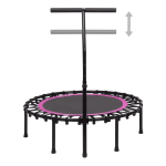 Mini Trampolín Cardio Cama Elástica Fitness Con Agarre 100cm - Imagen 2