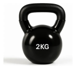 Pesa Rusa Kettlebel Acero Vinilo 2kg Crossfit Entrenamiento - Imagen 3