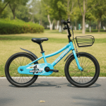Bicicleta Infantil Aro 20 Con Canasto y Guardabarros - Imagen 3