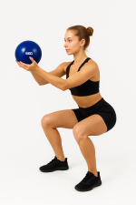 Balón Medicinal De Silicona 6Kg Antideslizante Sin Rebote Crossfit - Imagen 4