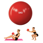 Balón Medicinal De Silicona 5Kg Antideslizante Sin Rebote Crossfit