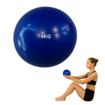 Balón Medicinal De Silicona 4Kg Antideslizante Sin Rebote Crossfit